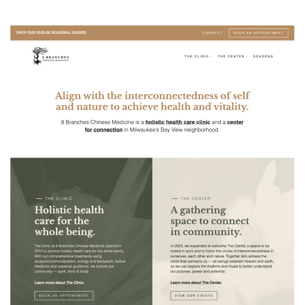 8branches home screenshot