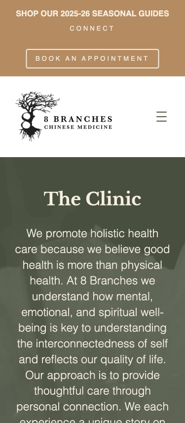 8branches the clinic screenshot